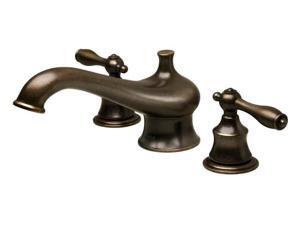 2-Handle Deck-Mount Roman Tub Faucet in Heritage Bronze Finish 2-Handle Deck-Mount Roman Tub Faucet in Heritage Bronze Finish