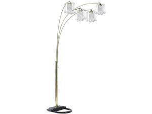 4-Light Arch Floor Lamp with Chandelier-Style Shades 4-Light Arch Floor Lamp with Chandelier-Style Shades