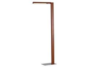 LED Floor Lamp in Dark Walnut Finish LED Floor Lamp in Dark Walnut Finish