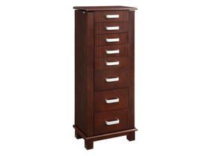 Jewelry Armoire in Mahogany Finish Jewelry Armoire in Mahogany Finish