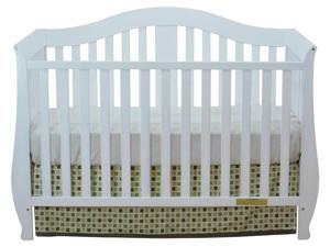 4-in-1 Convertible Crib in White Finish 4-in-1 Convertible Crib in White Finish