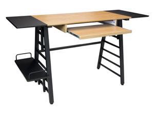 Convertible Desk in Graphite and Ashwood Finish Convertible Desk in Graphite and Ashwood Finish