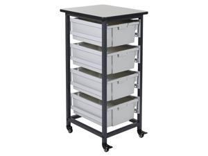 Single Row Mobile Large Bin Storage Unit Single Row Mobile Large Bin Storage Unit