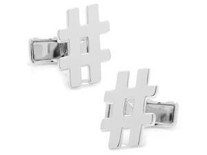 Sterling Hashtag Cufflinks Sterling Hashtag Cufflinks