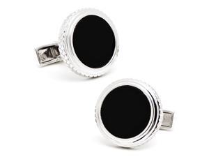 Round Onyx Opus Cufflinks Round Onyx Opus Cufflinks