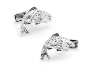 Sterling Salmon Cufflinks Sterling Salmon Cufflinks