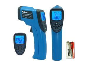 Nubee® FDA Approved Non-contact Infrared (IR) Thermometer (-58F to 1382F) w/ Laser Sight MAX Display and Emissivity Adjustable FDA/FCC/CE/ROHS Approved Nubee® FDA Approved Non-contact Infrared (IR) Thermometer (-58F to 1382F) w/ Laser Sight MAX Display and Emissivity Adjustable FDA/FCC/CE/ROHS Approved