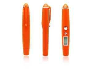 Nubee® Temperature Pen Mini Pocket Non-contact Infrared IR Thermometer Range -58F to 482F Includes Battery with Easy-to-read LCD Screen FDA/FCC/CE/ROHS Approved Nubee® Temperature Pen Mini Pocket Non-contact Infrared IR Thermometer Range -58F to 482F Includes Battery with Easy-to-read LCD Screen FDA/FCC/CE/ROHS Approved
