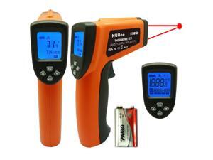 Nubee® Dual Laser Optical Focus Temperature Gun Non-contact Infrared IR Thermometer Range -50?~1300?(-58?~2372?) Includes Battery FDA/FCC/CE/ROHS Approved Nubee® Dual Laser Optical Focus Temperature Gun Non-contact Infrared IR Thermometer Range -50?~1300?(-58?~2372?) Includes Battery FDA/FCC/CE/ROHS Approved