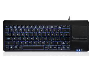 Perixx PERIBOARD-315US, Backlit Keyboard with Touchpad - Wired USB Connector with 2xUSB Hub - Blue Backlit Feature - Fit with Professional or Industrial Application Perixx PERIBOARD-315US, Backlit Keyboard with Touchpad - Wired USB Connector with 2xUSB Hub - Blue Backlit Feature - Fit with Professional or Industrial Application
