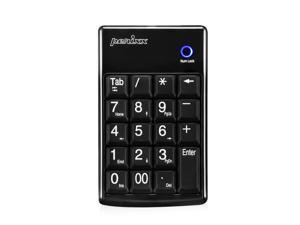 Perixx PERIPAD-602, Wireless Numeric Keypad for Laptop - Tab Key Feature - Big Print Letters - Nano Receiver with Storage Compartment - Black Perixx PERIPAD-602, Wireless Numeric Keypad for Laptop - Tab Key Feature - Big Print Letters - Nano Receiver with Storage Compartment - Black