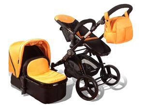 Elle Baby 3-in-1 ORANGE Travel System Child Stroller and Pram Elle Baby 3-in-1 ORANGE Travel System Child Stroller and Pram