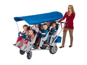 Angeles Runabout 6 Passenger Daycare Commercial Bye Bye Stroller w/ Canopy Angeles Runabout 6 Passenger Daycare Commercial Bye Bye Stroller w/ Canopy