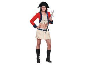 Sexy Colonial Soldier Female Adult Halloween Costume Size X-Large (XL) Sexy Colonial Soldier Female Adult Halloween Costume Size X-Large (XL)