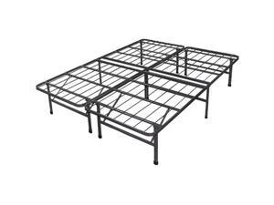 Innovative Platform Metal Box Spring / Bed Frame with Brackets and Skirt - King Innovative Platform Metal Box Spring / Bed Frame with Brackets and Skirt - King