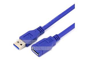 12inch 30cm Short Extension Cable USB 3.0 Male to Female Standard USB Type A Male to Type A Male Coarse Heavy Wire Gauge Blue Round Adapter Connector Extender -OEM 12inch 30cm Short Extension Cable USB 3.0 Male to Female Standard USB Type A Male to Type A Male Coarse Heavy Wire Gauge Blue Round Adapter Connector Extender -OEM