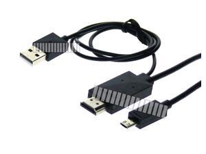 5.9 Ft 1.8M MHL 2 Cable Micro USB to HDMI for Samsung Galaxy S5 GS5 G900 G9000 LTE Note 3 III N900 N900 LTE N9000 to HDTV Plasma Flat TV Display 1080P -OEM 5.9 Ft 1.8M MHL 2 Cable Micro USB to HDMI for Samsung Galaxy S5 GS5 G900 G9000 LTE Note 3 III N900 N900 LTE N9000 to HDTV Plasma Flat TV Display 1080P -OEM