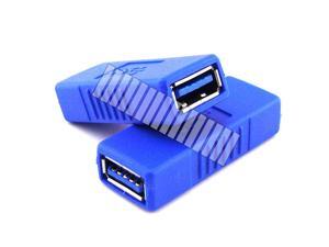 Standard USB3.0 Female to Female Connector Adapter Coupler Gender Changer USB Type A Female to Type A Female Straight Cable Extender Blue Standard USB3.0 Female to Female Connector Adapter Coupler Gender Changer USB Type A Female to Type A Female Straight Cable Extender Blue