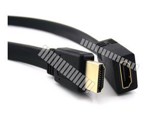 0.5M 1.6Ft Short Flat Extension Cable HDMI V1.4 Type A Male to Female Adapter Support 3D 2K x 4K 1080P Works with HDMI V1.3 Plasma Flat TV HDTV PC -OEM 0.5M 1.6Ft Short Flat Extension Cable HDMI V1.4 Type A Male to Female Adapter Support 3D 2K x 4K 1080P Works with HDMI V1.3 Plasma Flat TV HDTV PC -OEM