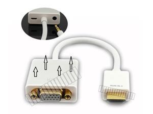 Fast Heat Lost Alloy Metallic Case HDMI Male to VGA Female Short Converter Cable + 3.5mm Synchronized Audio Output + Micro USB External Power PC Laptop DVD to Monitor Projector Adapter Connector OEM Fast Heat Lost Alloy Metallic Case HDMI Male to VGA Female Short Converter Cable + 3.5mm Synchronized Audio Output + Micro USB External Power PC Laptop DVD to Monitor Projector Adapter Connector OEM