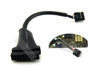 USB3.0 Motherboard 20 Pin Female to USB2.0 9 Pin Male Adapter Converter Cable Short Main Board PC DIY Computer Installation Internal Cable for USB 2.0 Accessories Gadget on to USB 3.0 Motherboard OEM USB3.0 Motherboard 20 Pin Female to USB2.0 9 Pin Male Adapter Converter Cable Short Main Board PC DIY Computer Installation Internal Cable for USB 2.0 Accessories Gadget on to USB 3.0 Motherboard OEM