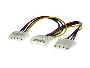 8in 4 Pin Connector Splitter Extension Hard Drive Power Cable SATA IDE HDD 1 Male to 2 Female Power Splitter Cord 8in 4 Pin Connector Splitter Extension Hard Drive Power Cable SATA IDE HDD 1 Male to 2 Female Power Splitter Cord