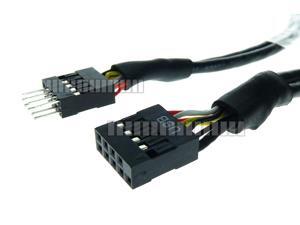 50cm 1.6Ft Motherboard USB Header 9 Pin Male to Female Extension Cable Connection Adapter Computer USB Internal Cable OEM 50cm 1.6Ft Motherboard USB Header 9 Pin Male to Female Extension Cable Connection Adapter Computer USB Internal Cable OEM