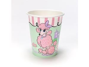 Pink Poodle in Paris 9 oz. Cups Pink Poodle in Paris 9 oz. Cups