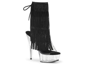 DELIGHT-1017TF, 6 " Heel 1 3/4 " Platform Open Toe Ankle Boot DELIGHT-1017TF, 6 " Heel 1 3/4 " Platform Open Toe Ankle Boot