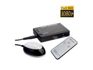 AUTO IR REMOTE 3 PORT HDMI SWITCH SWITCHER SPLITTER 3D HUB NE#3 AUTO IR REMOTE 3 PORT HDMI SWITCH SWITCHER SPLITTER 3D HUB NE#3