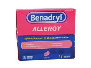 BENADRYL ALLERGY 25 MG 48 TABLETS BENADRYL ALLERGY 25 MG 48 TABLETS