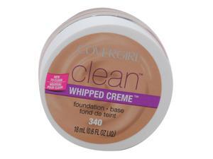 COVERGIRL CLEAN WHIPPED CRÈME FOUNDATION #340 NATURAL BEIGE COVERGIRL CLEAN WHIPPED CRÈME FOUNDATION #340 NATURAL BEIGE