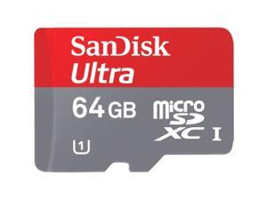 SanDisk Ultra 64 GB microSD Extended Capacity (microSDXC) - 1 Card - Class 10/UHS-I - 30 MBps Read SanDisk Ultra 64 GB microSD Extended Capacity (microSDXC) - 1 Card - Class 10/UHS-I - 30 MBps Read