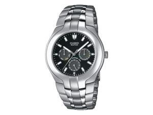 Casio Men Edifice Stainless Steel Multifunction Dial Stainless Steel Watch Casio Men Edifice Stainless Steel Multifunction Dial Stainless Steel Watch