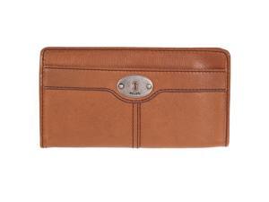 Fossil Women's Marlow Zip Clutch Wallet, Chestnut Fossil Women's Marlow Zip Clutch Wallet, Chestnut
