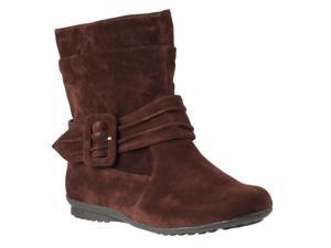Bamboo Womens Herbie Faux Suede Mid-calf Boots, Tobacco Faux Suede, Size 6.5 Bamboo Womens Herbie Faux Suede Mid-calf Boots, Tobacco Faux Suede, Size 6.5