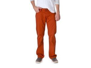 JORDAN CRAIG Men's Slim Straight 100% Cotton Jeans, Brick, Size 34X32 JORDAN CRAIG Men's Slim Straight 100% Cotton Jeans, Brick, Size 34X32