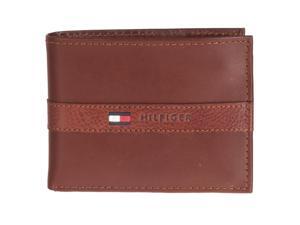 Tommy Hilfiger Mens Passcase Bi-fold Leather Wallet, Tan Tommy Hilfiger Mens Passcase Bi-fold Leather Wallet, Tan