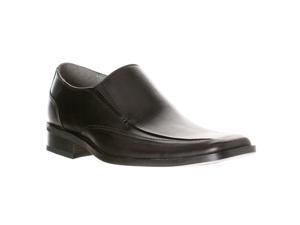 Steve Madden Men's KINGSLY Leather Square-toe Loafers, Black Leather, Size 11 Steve Madden Men's KINGSLY Leather Square-toe Loafers, Black Leather, Size 11