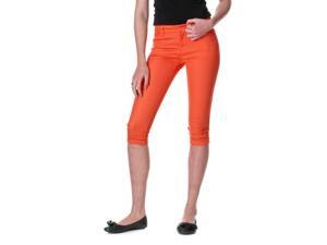 Reve Jeans Skinny Ankle Cut Low Rise Capris, Tangerine, Size 1 Reve Jeans Skinny Ankle Cut Low Rise Capris, Tangerine, Size 1