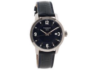 Tissot PRC 200 Quartz Blue Dial Blue Leather Sport Mens Watch T0554101604700 Tissot PRC 200 Quartz Blue Dial Blue Leather Sport Mens Watch T0554101604700