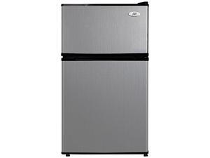 SPT RF-314SS Double Door Refrigerator, Stainless Steel, 3.1 Cubic Feet SPT RF-314SS Double Door Refrigerator, Stainless Steel, 3.1 Cubic Feet