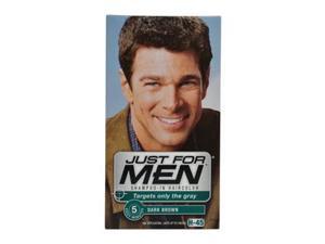 Shampoo-In Haircolor H-45 Dark Brown By JUST FOR MEN - 1 Application Hair Color For Men Shampoo-In Haircolor H-45 Dark Brown By JUST FOR MEN - 1 Application Hair Color For Men