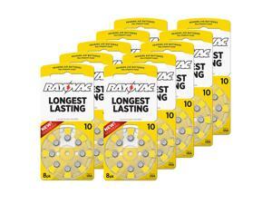 Hearing Aid Battery L10ZA-8ZM/80 Rayovac 80pk, Size 10, Mercury-Free Hearing Aid Battery L10ZA-8ZM/80 Rayovac 80pk, Size 10, Mercury-Free