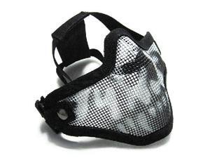 Tactical Equipment Paintball Strike Steel Half Face Mask for Airsoft (Two Belt Version) Tactical Equipment Paintball Strike Steel Half Face Mask for Airsoft (Two Belt Version)
