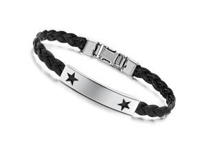 Silver Bracelet Stainless Steel Bangle Brown Leather Girdle Fashion Girl Hand Chain Charms Jewelry Women Silver Bracelet Stainless Steel Bangle Brown Leather Girdle Fashion Girl Hand Chain Charms Jewelry Women