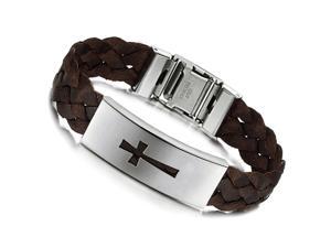 Silver Bracelet Stainless Steel Bangle Leather Girdle Fashion Girl Hand Chain Charms Jewelry Women Silver Bracelet Stainless Steel Bangle Leather Girdle Fashion Girl Hand Chain Charms Jewelry Women