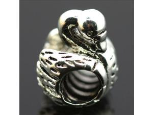 Swan European Charm 925 Sterling Silver Bead fit Pandora Bracelet Necklace Chain Swan European Charm 925 Sterling Silver Bead fit Pandora Bracelet Necklace Chain