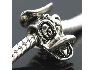 Donald Duck 925 Sterling Silver European Charm Bead for Pandora Bracelet Necklace Chain Donald Duck 925 Sterling Silver European Charm Bead for Pandora Bracelet Necklace Chain