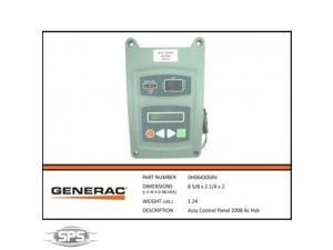 Generac Control Panel Assembly 0H06430SRV Generac Control Panel Assembly 0H06430SRV